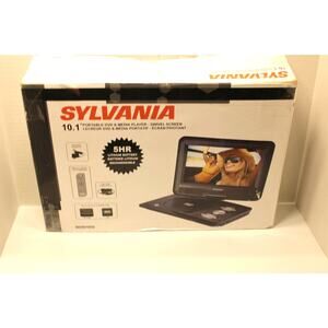 Sylvania DVD Video SDVD1032 W/ 10" Swival Screen & Power Supply